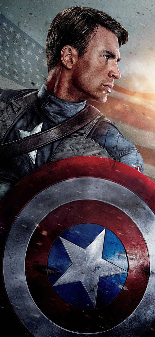 Captain-America-Apple-iPhone-X-Wallpaper