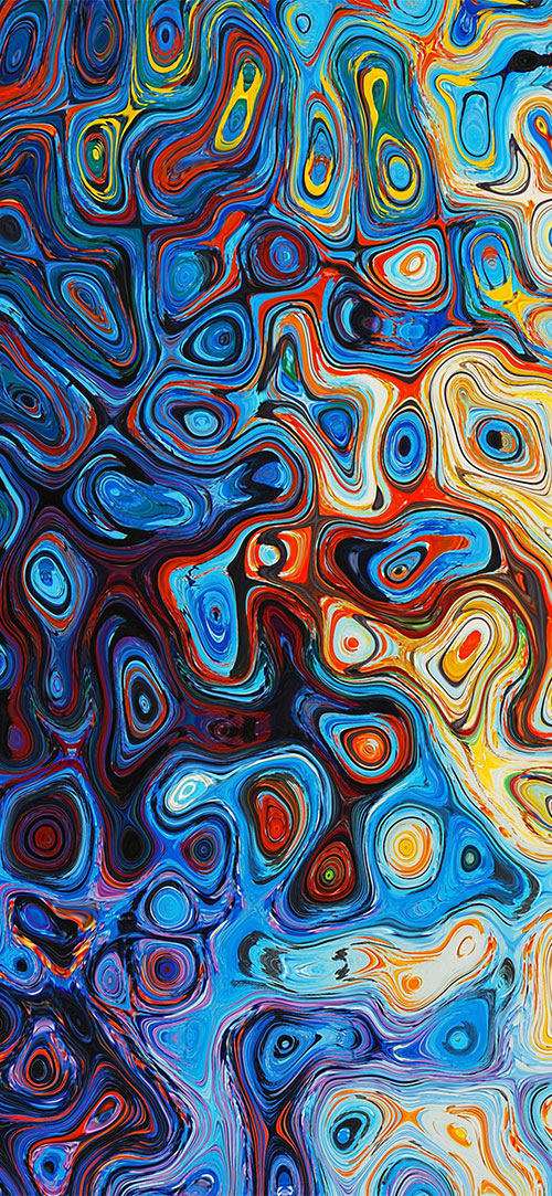 Colorful-Abstract-Apple-iPhone-X-Wallpaper