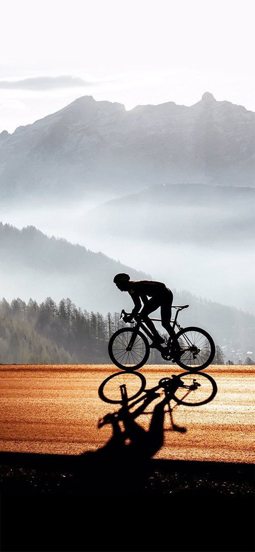 Cycling-Apple-iPhone-X-Wallpaper