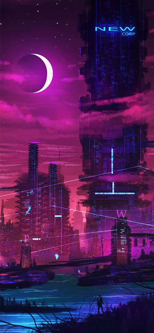 Digital-Art-Apple-iPhone-X-Wallpaper