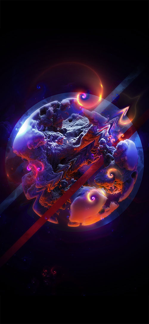 Earth-Apple-iPhone-X-Wallpaper