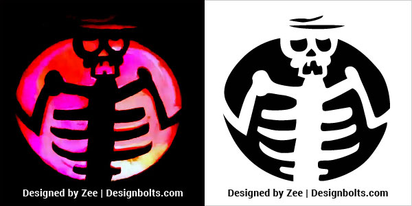 10 Free Scary Halloween Pumpkin Carving Stencils Patterns Ideas Jack 