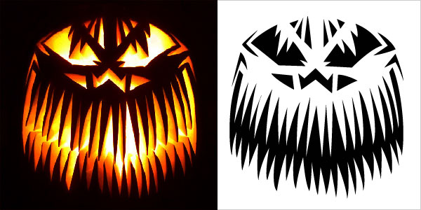 6 Scary Pumpkin Carving Stencils Pattern Ideas 2018