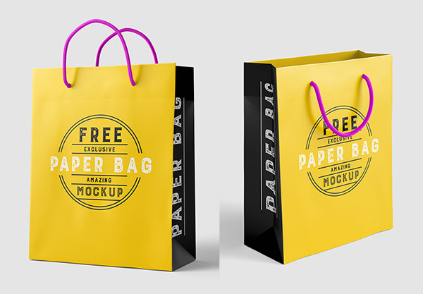 Download 50 High Quality Free Shopping Bag Mockup Psd Files