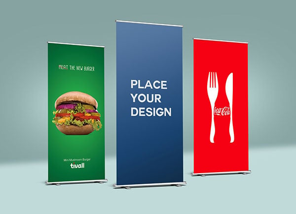 Download 35 Best Free X Stand Flag Roll Up Standing Banner Mockup Psd Files PSD Mockup Templates