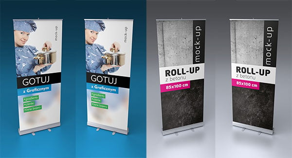 Download 35 Best Free X Stand Flag Roll Up Standing Banner Mockup Psd Files PSD Mockup Templates