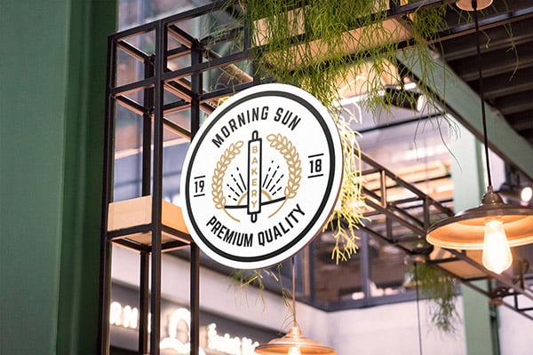 Download 60 Free Best Outdoor Wall Hanging Mounted Shop Sign Mockup Psd Files PSD Mockup Templates