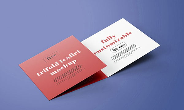 Free-Square-Tri-Fold-Brochure-Mockup-PSD-Set