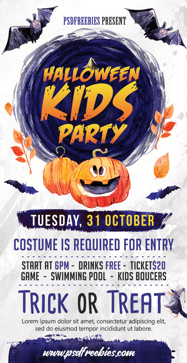 60 Free Halloween Posters Invitation Flyers Print Templates 18