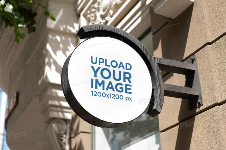Download 60 Free Best Outdoor Wall Hanging Mounted Shop Sign Mockup Psd Files PSD Mockup Templates