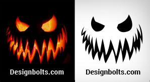 Free-Halloween-Pumpkin-Carving-Stencils--Ideas-Faces-Patterns-Printables-2018-F