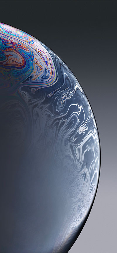 Bubble_Gray-iPhone-XR-Wallpaper-HD-2X