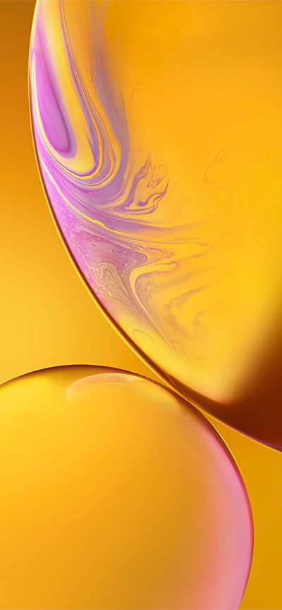 Double-Bubble_Yellow-iPhone-XR-Wallpaper-HD-2X