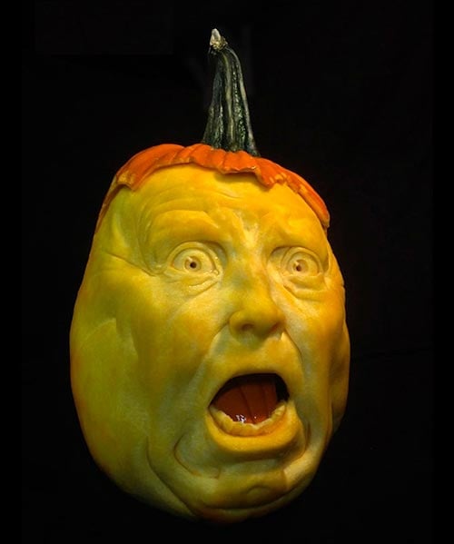 55+ Epic Scary 3D Pumpkin Carving Face Ideas from Talented Carvers 2018