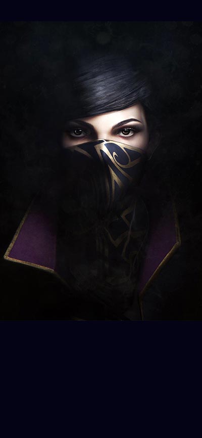 Ninja-Girl-iPhone-Xs-Wallpaper
