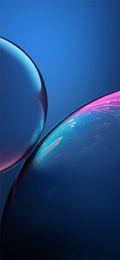 blue_bubbles_iphone_xr_stock