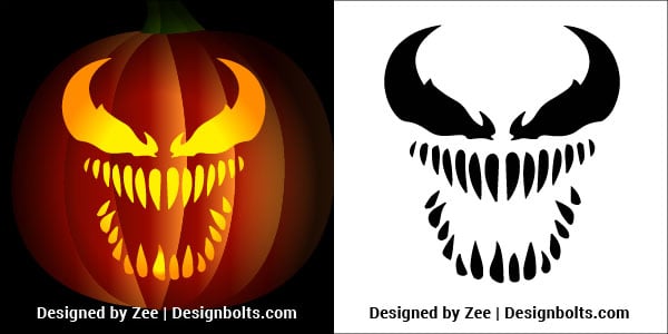 5-venom-pumpkin-carving-stencils-printable-patterns-ideas-for