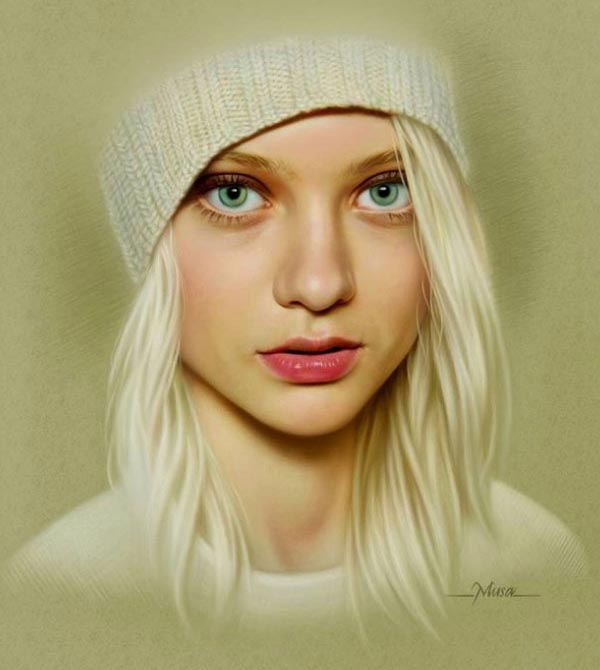 40+ Amazing Photorealistic Color and Lead Pencil Drawings by Art