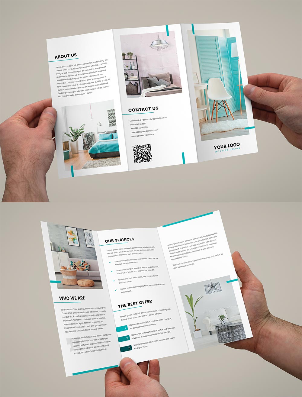 Brochure – Interior Design Tri Fold Template 