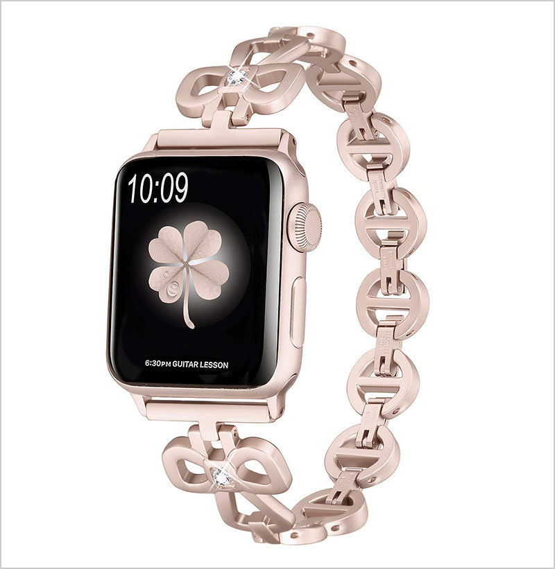 20 Most Stylish Apple Watch Series 4 Bands Straps Leather Sport Nike Rose Gold Black White