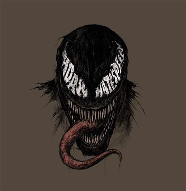 30 Most Amazing Venom Movie 2018 Fan Art Illustrations Drawing.