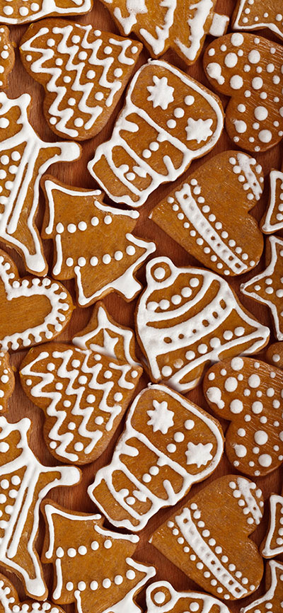 Christmas-Cookie-iPhone-Xs-Max-Background