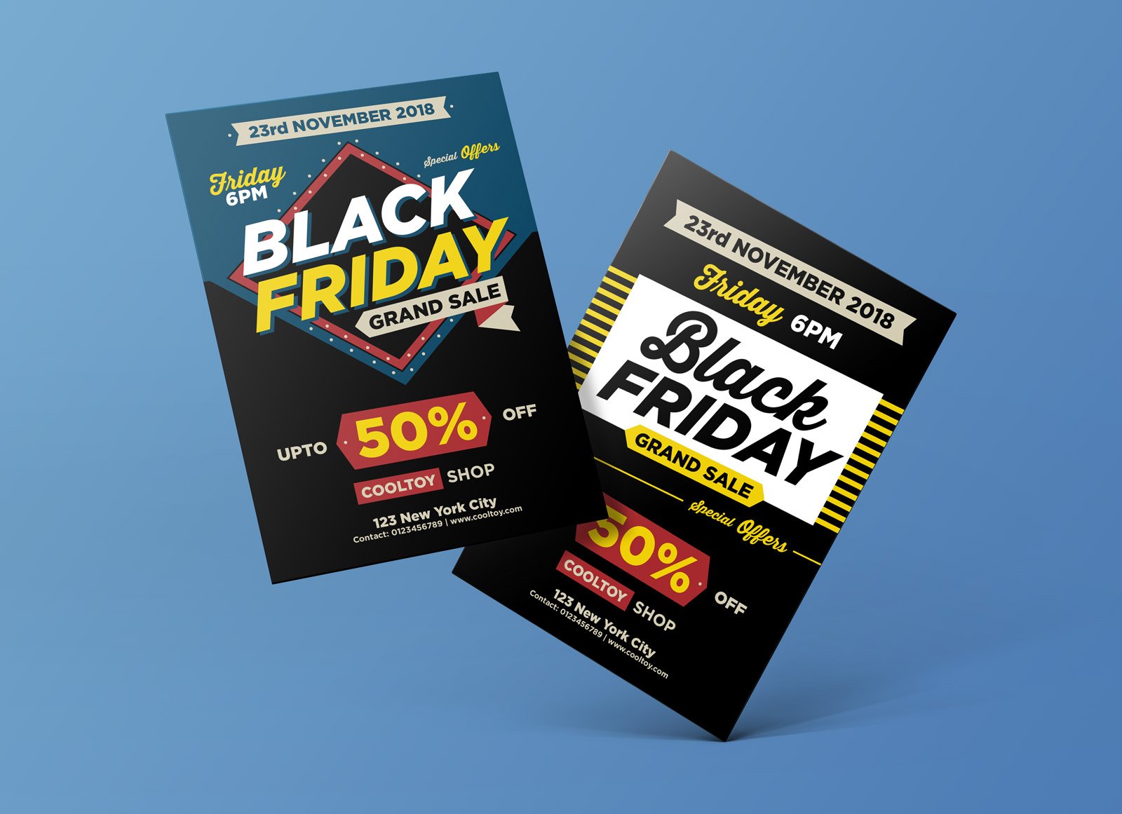 2 Free Premium Black Friday Flyer Design Templates 18