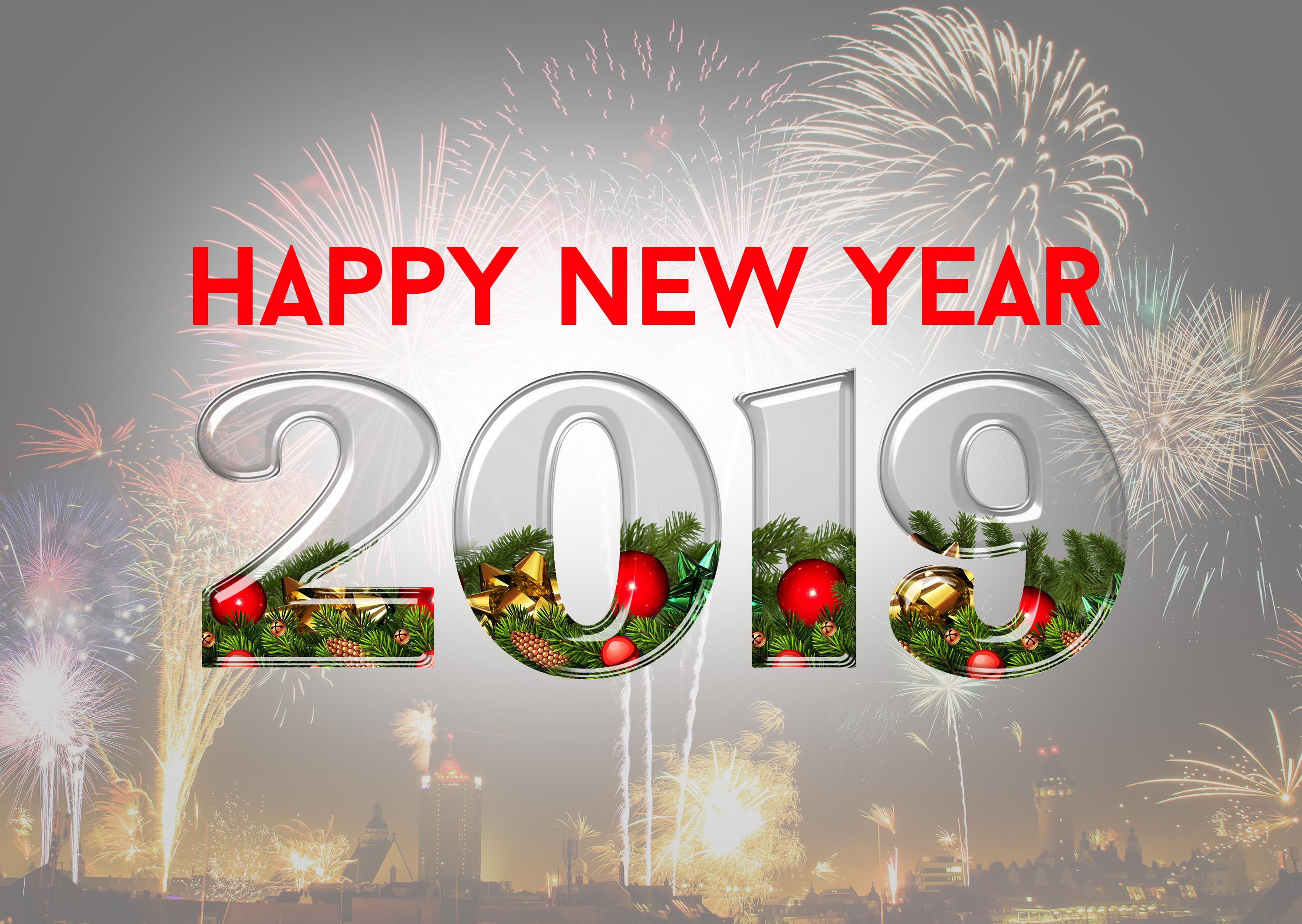 20+ Happy New Year 2019 & Fireworks Pictures & Wallpapers for Sharing