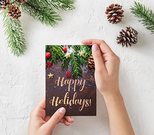 christmas-holidays-card-stock-image