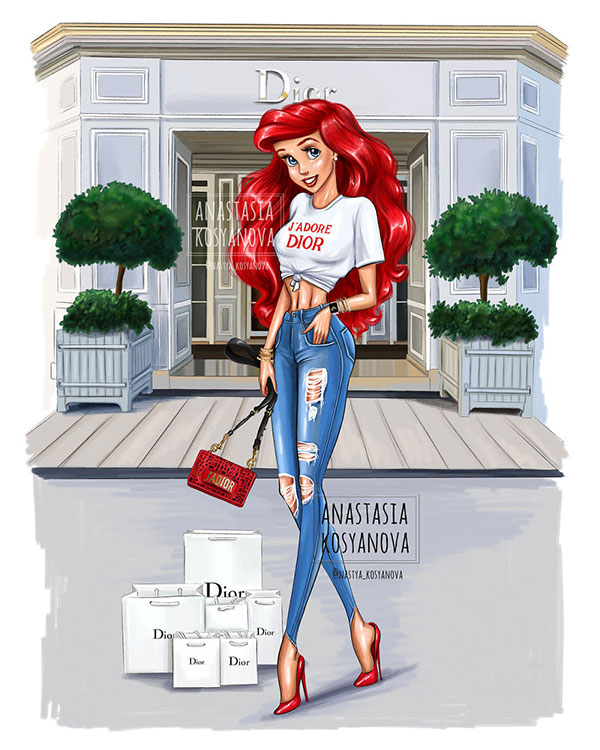 Ariel-Disney-Pricess-Illustration