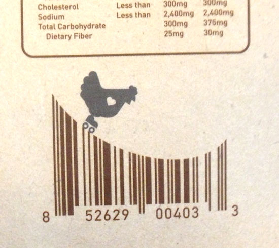Barcode-On-Chicken-Free-Strips