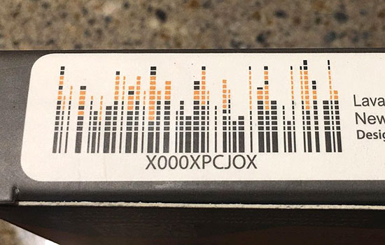 Barcode-on-Microphone-Packaging