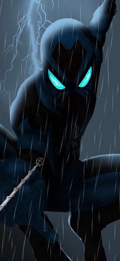 Black-spider_man_iPhone-X-Wallpaper