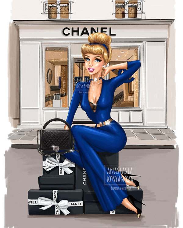 Cinderella-Disney-Pricess-Illustration