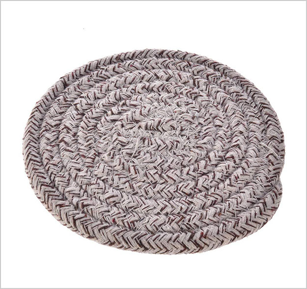 Coasters,5PCS-Unique-Handmade-Cotton-Line