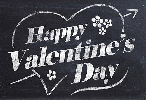 Happy-Valentine's-Day-Typography-stock-image