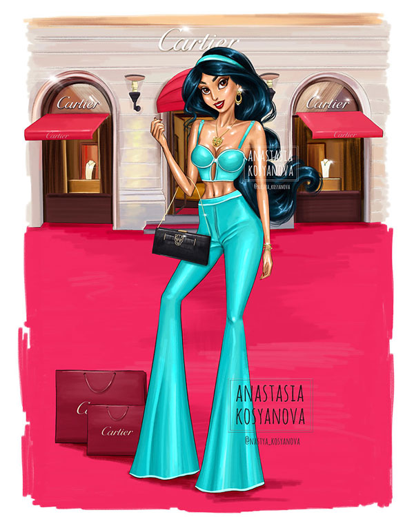 Jasmine-Disney-Pricess-Illustration