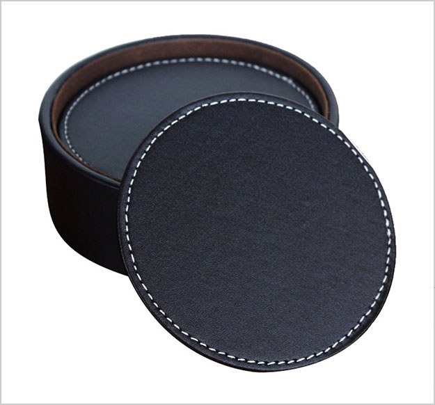 Leather-Drink-Coasters-(Round)