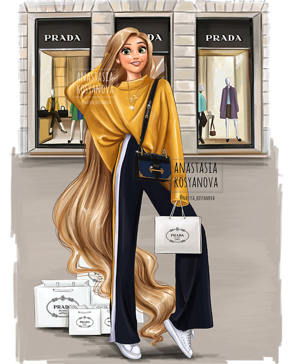 Rapunzel-Disney-Pricess-Illustration