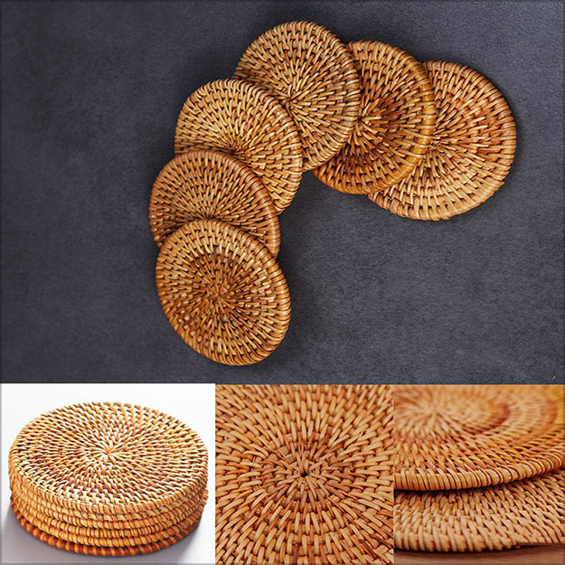 Rattan-Coasters,-Coasters-for-Drinks
