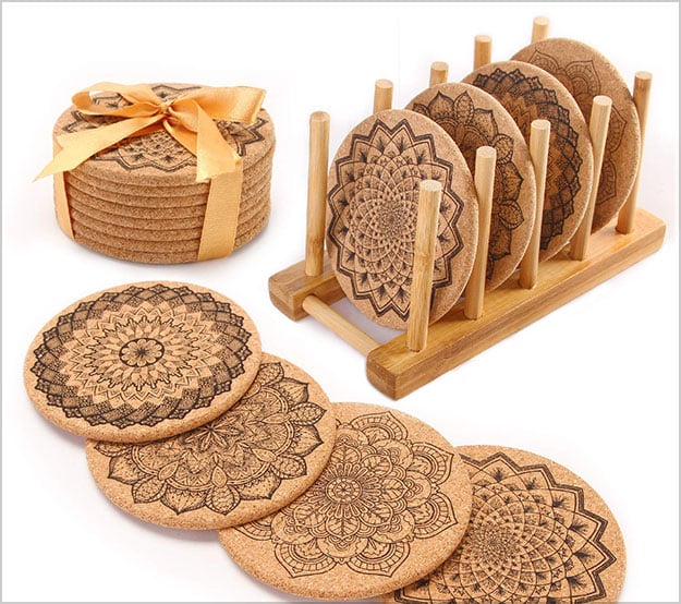 25 Beautiful Drink Coasters / Table Mats for Graphic Designers