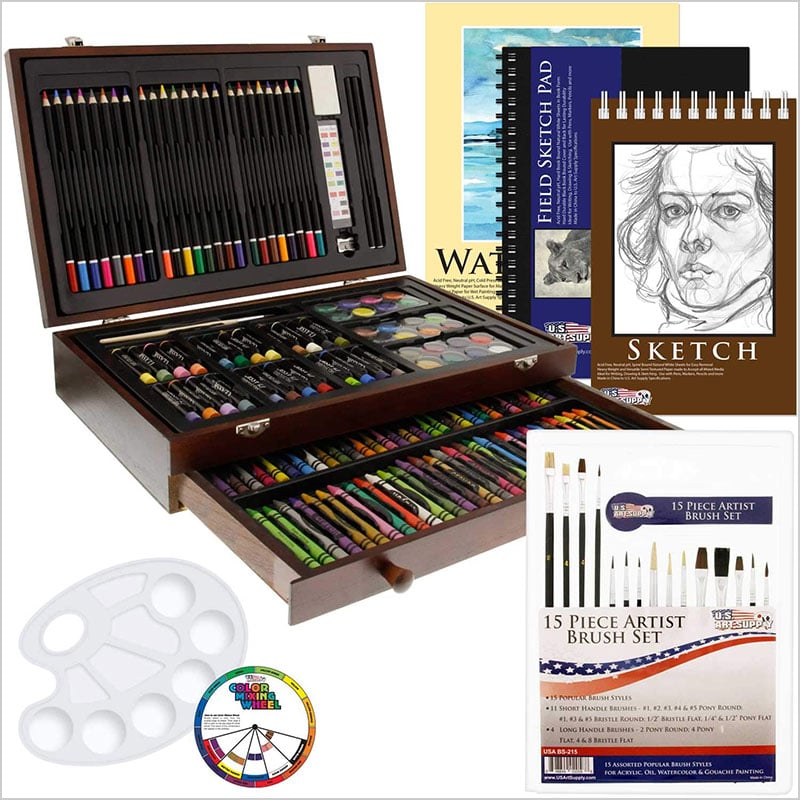 US-Art-Supply-162-Piece-Deluxe-Mega-Wood-Box-Art