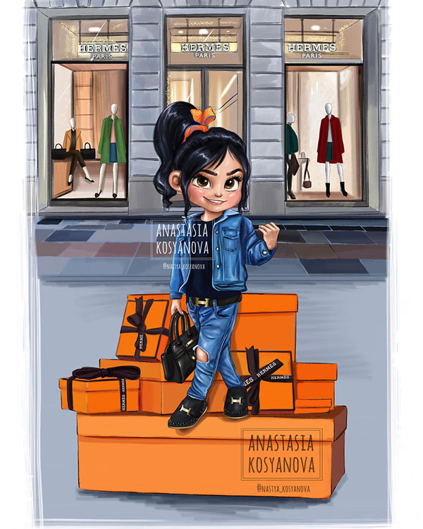 Vanellope-Disney-Pricess-Illustration