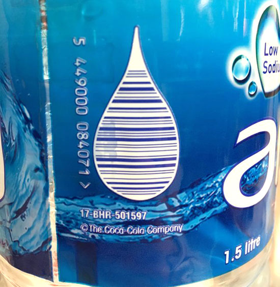 Water-Drop-Barcode-on-Water-Bottle