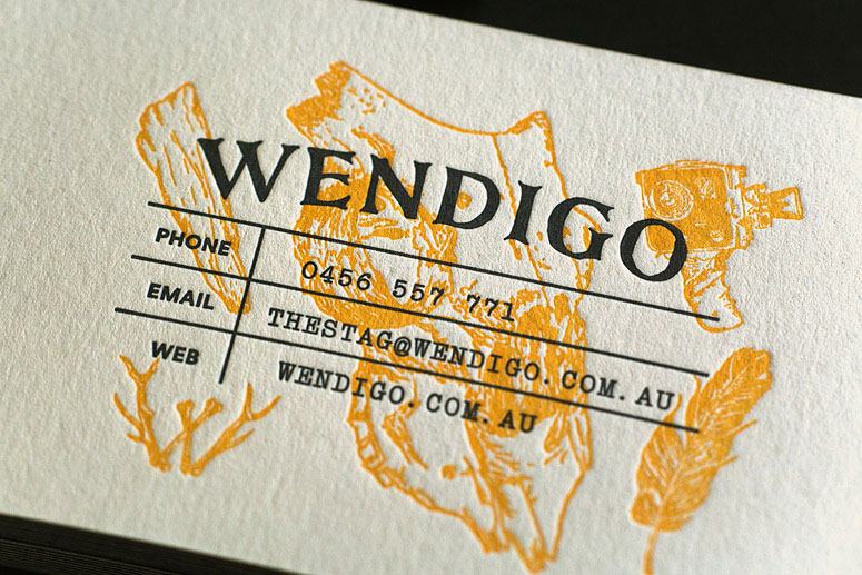 Wendigo_Letterpressed-Business-Card-2