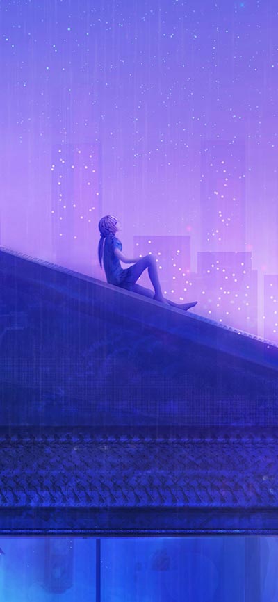 counting_stars_girly_puple_iPhone-X-Wallpaper