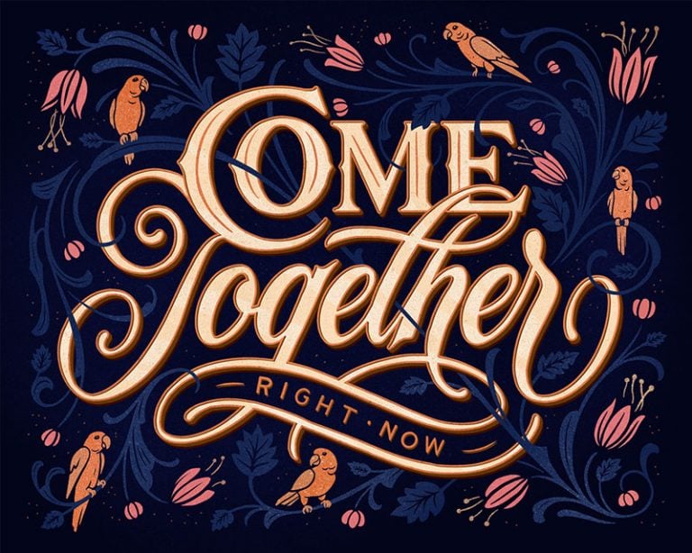 The Most Amazing Detailed Hand Lettering Art Posters by Tobias Saul