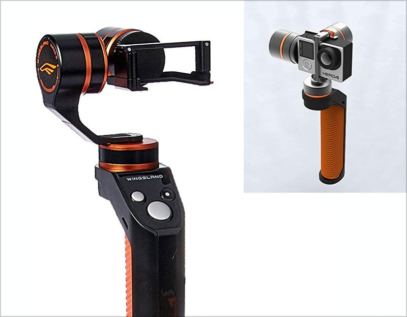 WINGSLAND-3-Axis-Handheld-Gimbal-Stabilizer-for-GoPro,Extra-Batteries,Orange-2