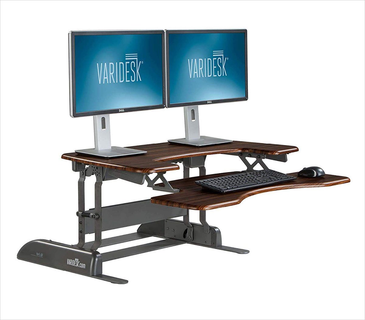 Corner Proper Height For Standing Desk Monitor for Small Room