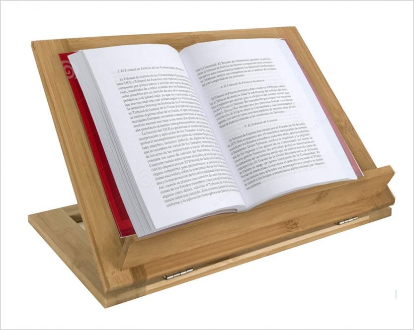 adjustable table top book stand